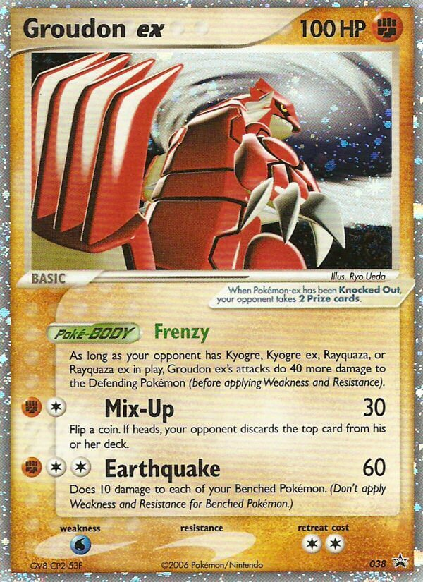 Nintendo Promos Holo Groudon ex #38